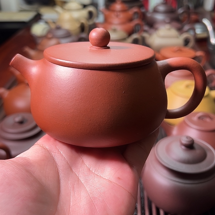 茶壶紫砂微微瑕大口清水泥260cc