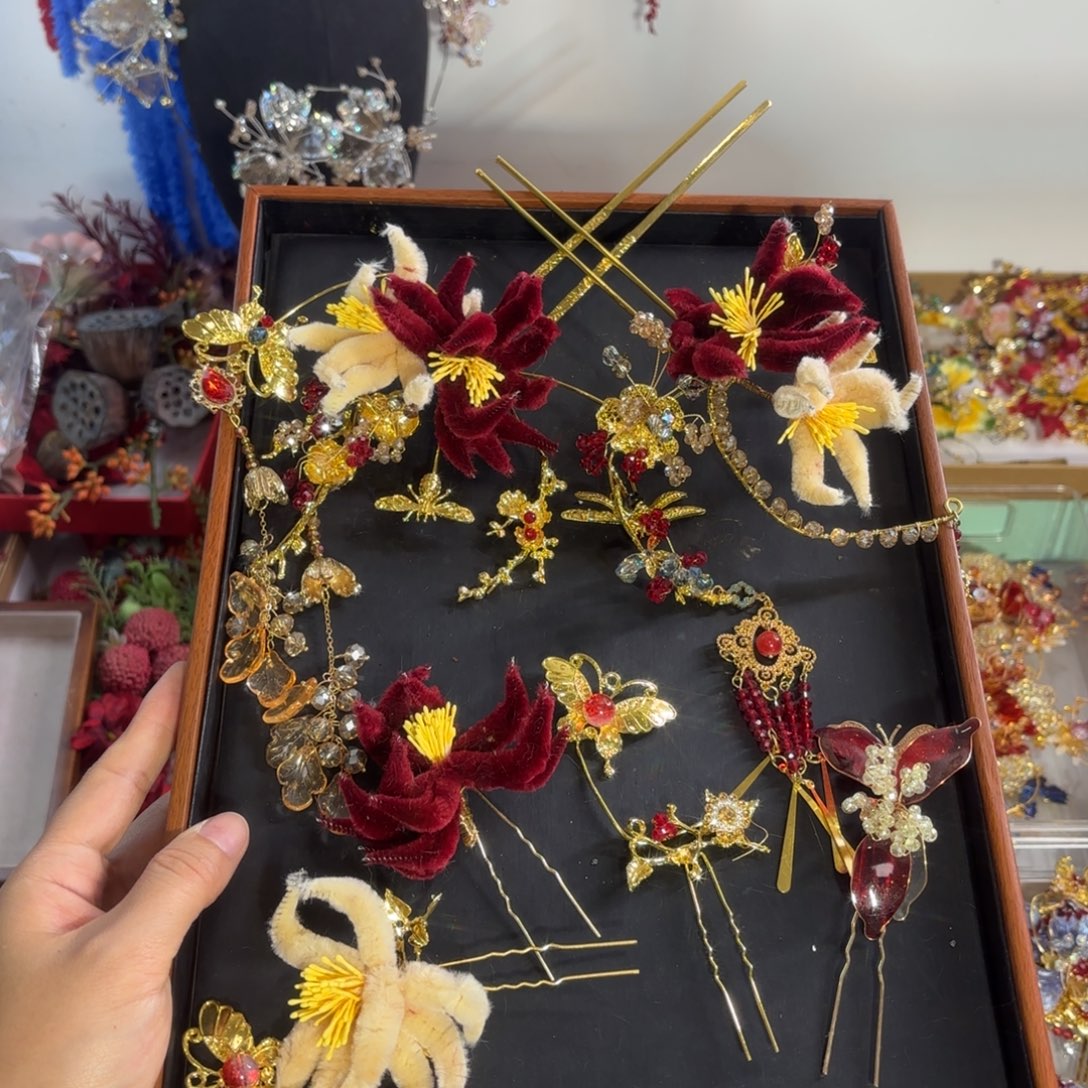 混合材质微瑕样品古装