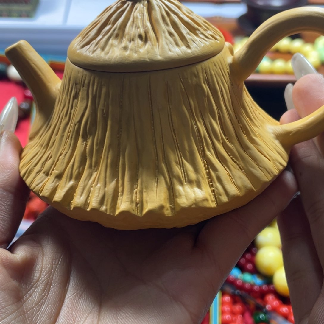 紫砂漏了几个月的水  