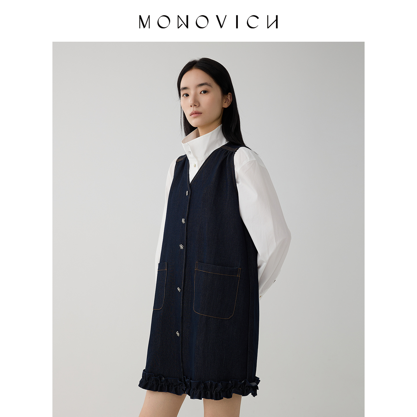 商场同款牛仔连衣裙M53071L5068