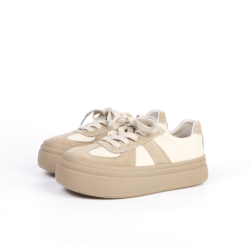 CX6187时尚英伦风厚底弹力瘦瘦靴秋冬马丁靴休闲圆头