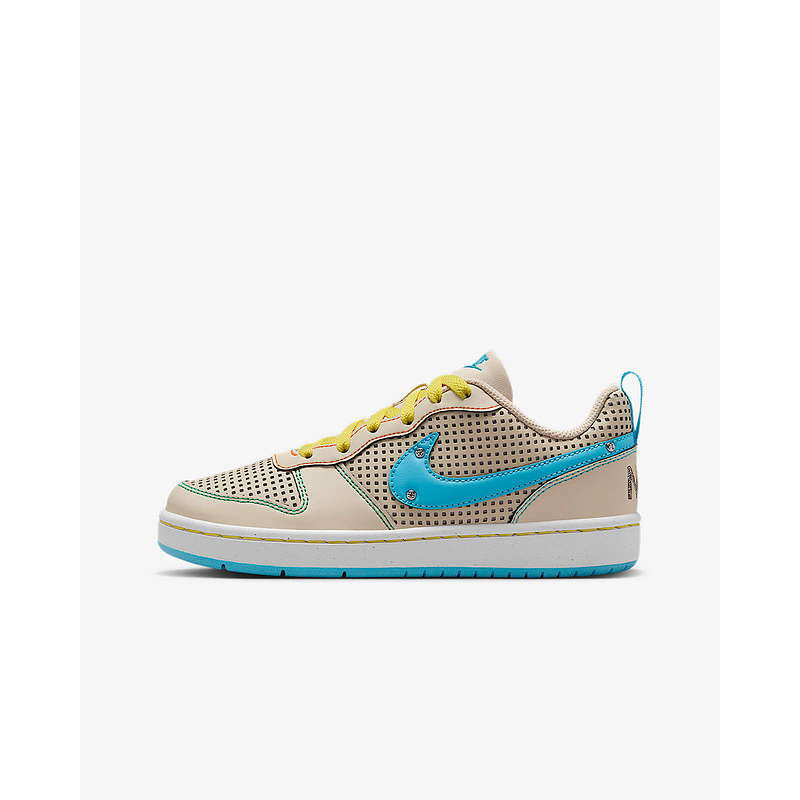 耐克（NIKE）男大童COURT BOROUGH儿童休闲运动鞋IB7726-126