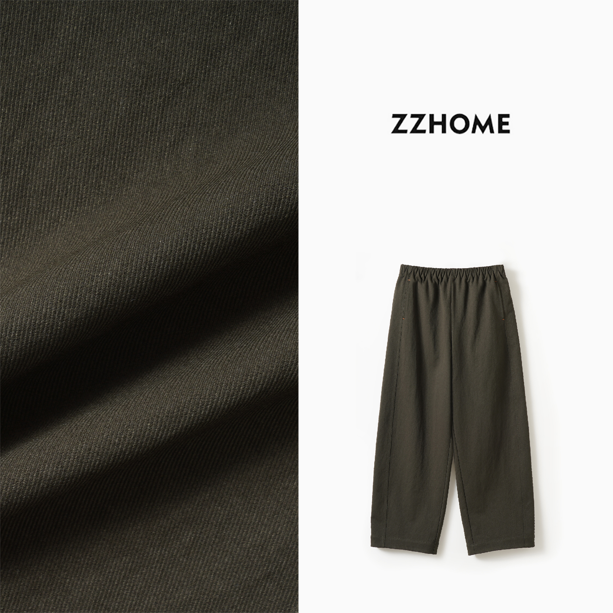 ZOZO HOME | 细节聚焦呼吸感经典百搭气质女镰刀裤直筒裤q173542p