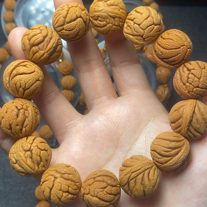 桃核吊坠秦岭山野生桃核