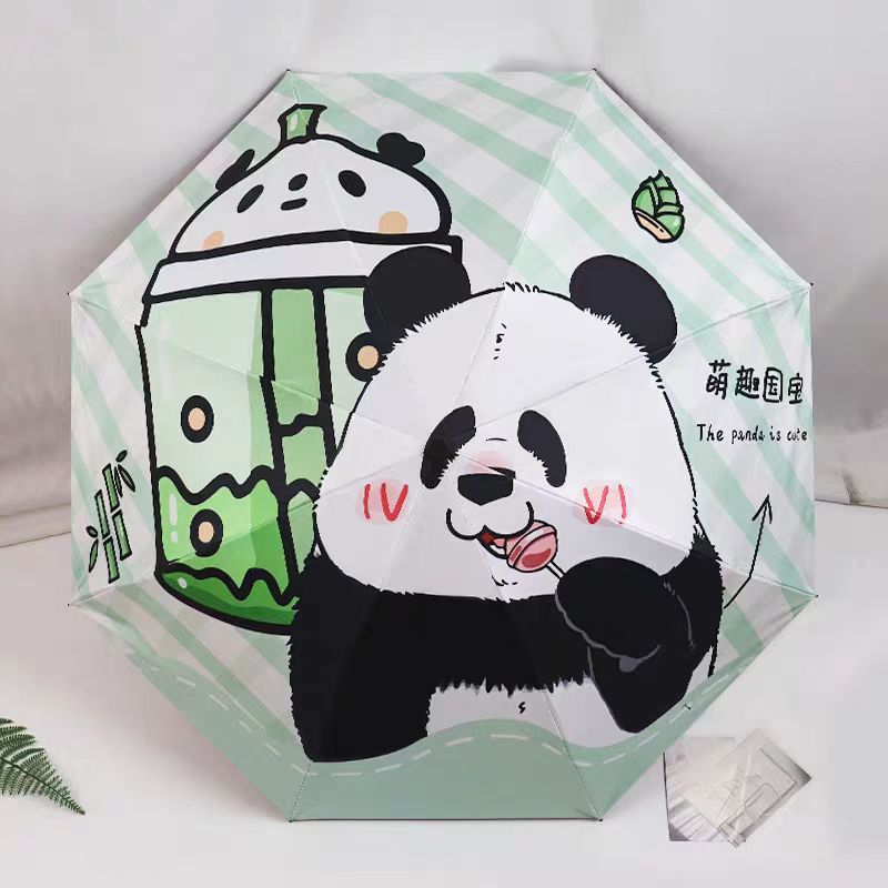 晴雨伞 001—100简约可爱防紫外线黑胶小清新两用便携