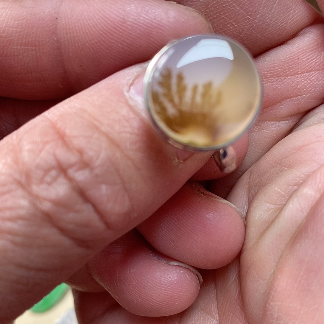 玛瑙/玉髓戒指合金