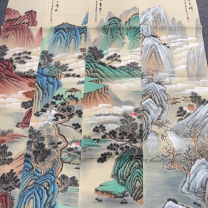 国画今天早上国画作品欣赏