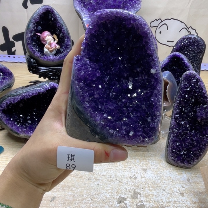 未镶嵌珠宝半成品紫晶