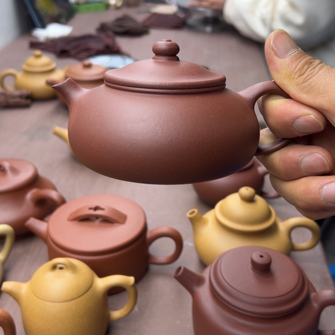 紫砂茶壶寒江微瑕200cccc