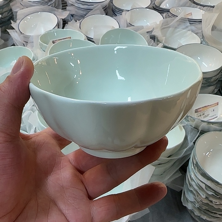 摆件直播间青釉4.5碗四只装