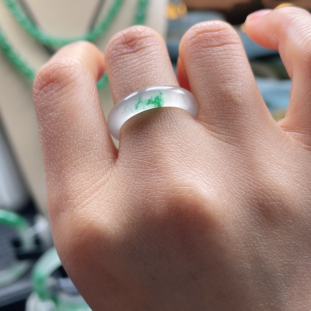 石英质玉戒圈15号未镶嵌