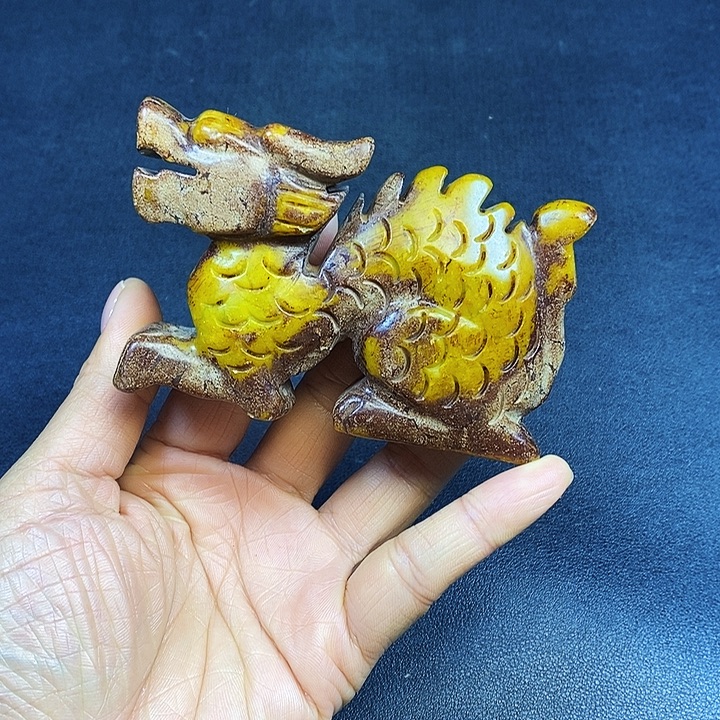 白玉菩提把件精选