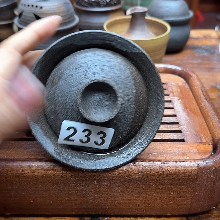 纯手工制作粗陶茶具