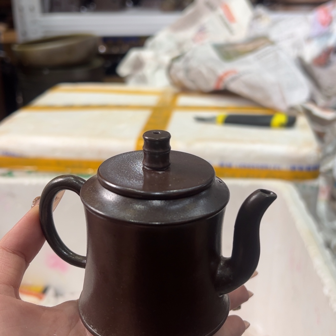 贵台龙窑柴烧茶壶83