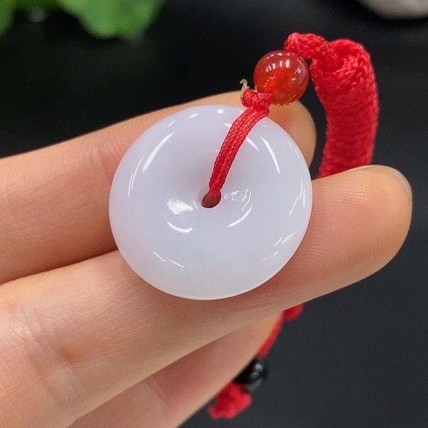 K4-天然A货翡翠-平安扣