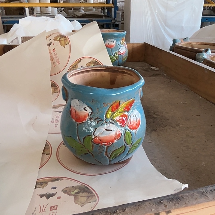 粗陶材质多肉花盆