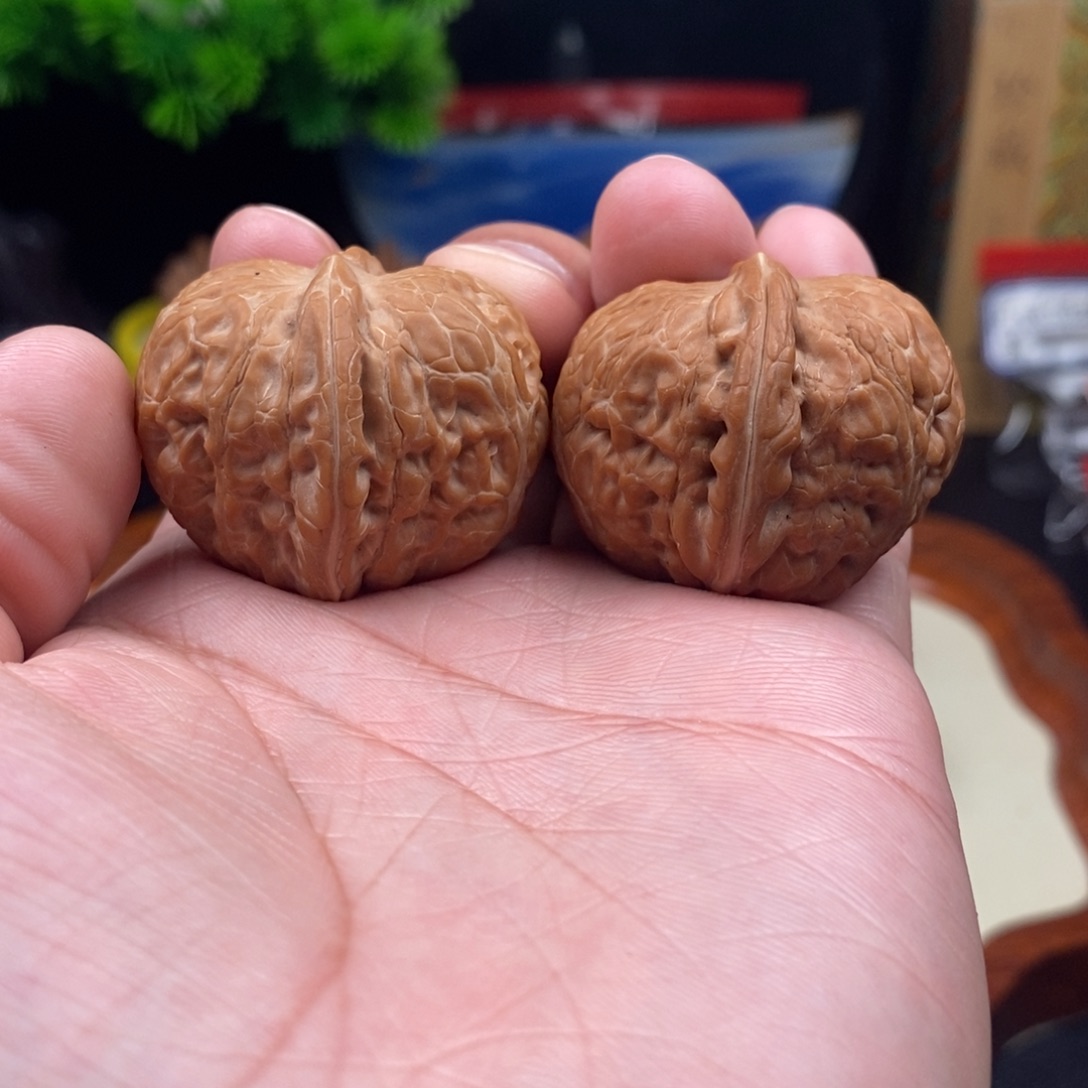 文玩核桃把件元宝37