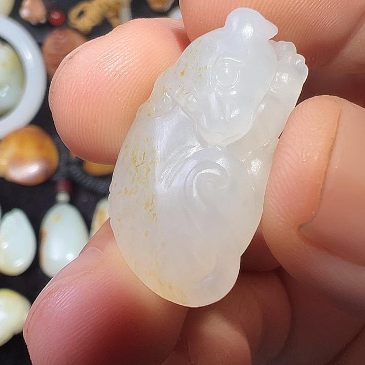 吊坠(不含链)未镶嵌和田玉