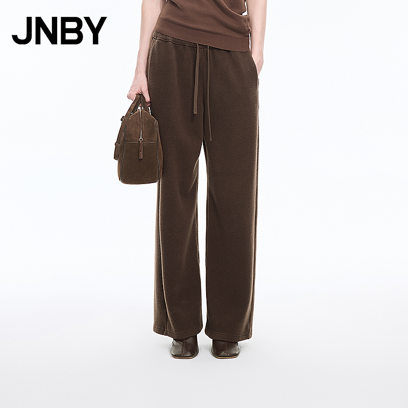 【商场同款】JNBY/江南布衣25冬新品休闲裤宽松阔腿裤5X0E10240