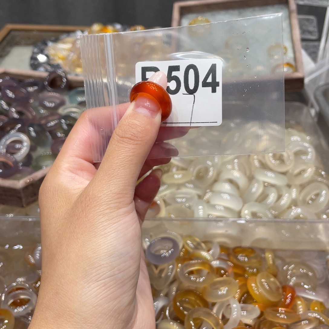 玛瑙/玉髓未镶嵌戒指