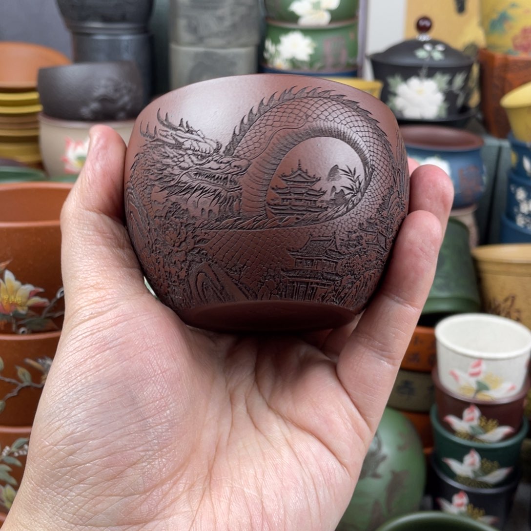 紫砂茶杯紫砂茶杯