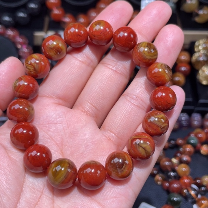 水晶手串未镶嵌弘*极光手链