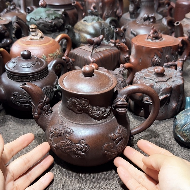 泥塑青****日紫砂壶茶具壶