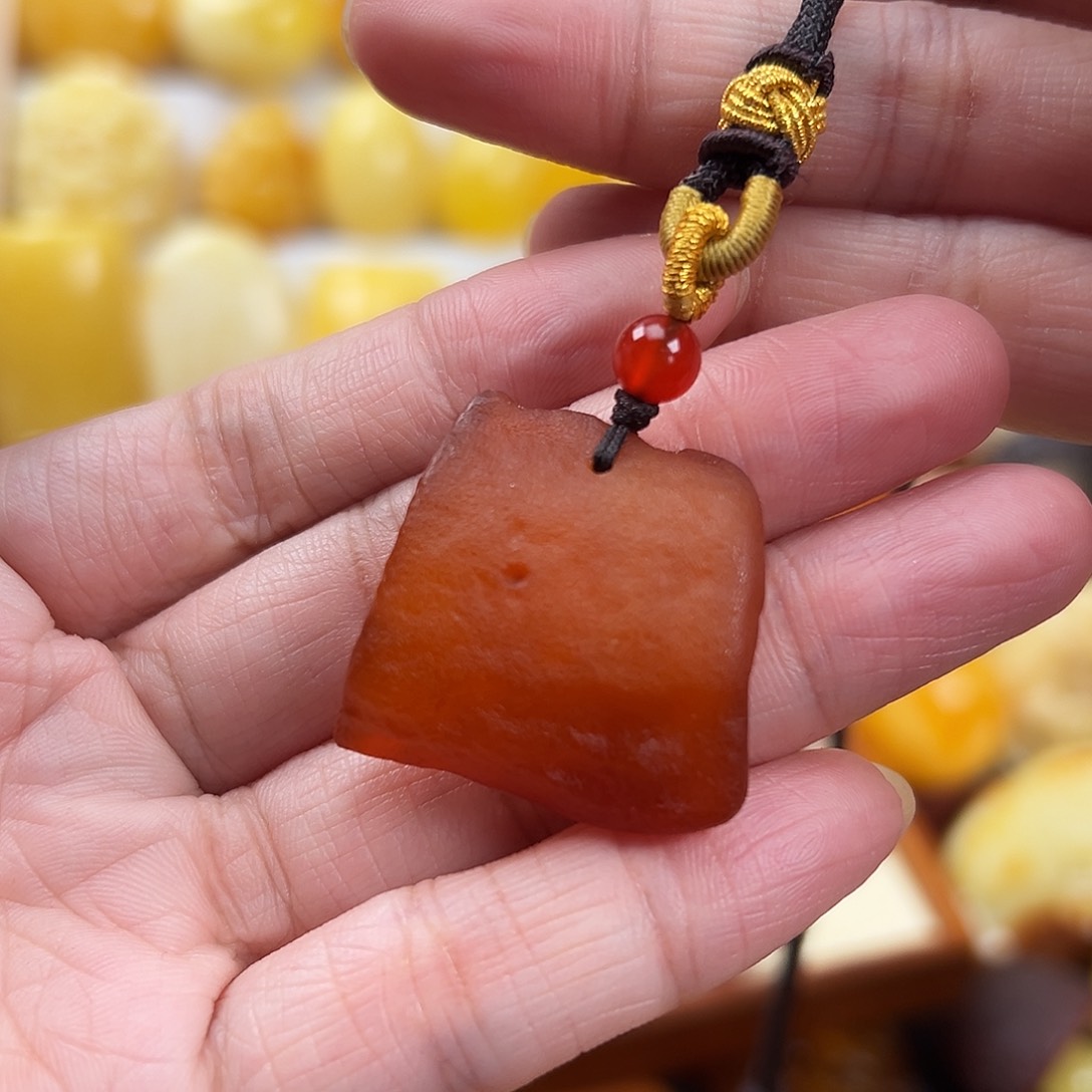 蜜蜡颈饰未镶嵌蜜蜡