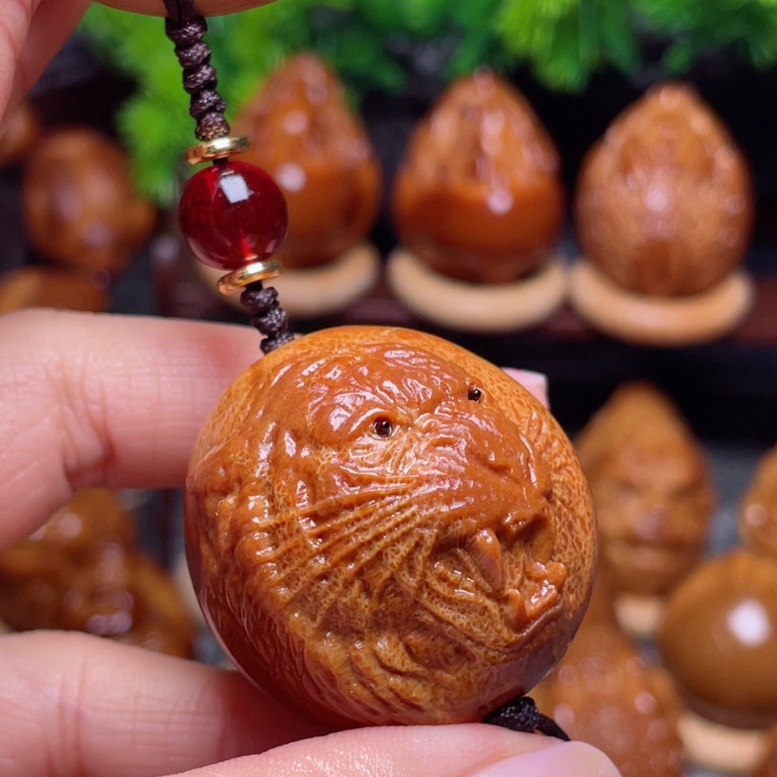 【闪购商品】橄榄核手串/手链虎头单子竹环