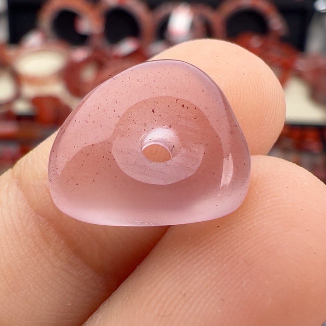 南红玛瑙未镶嵌颈饰藏扣