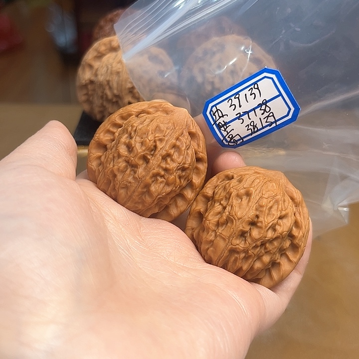 把件文玩核桃非嫁接将军帽