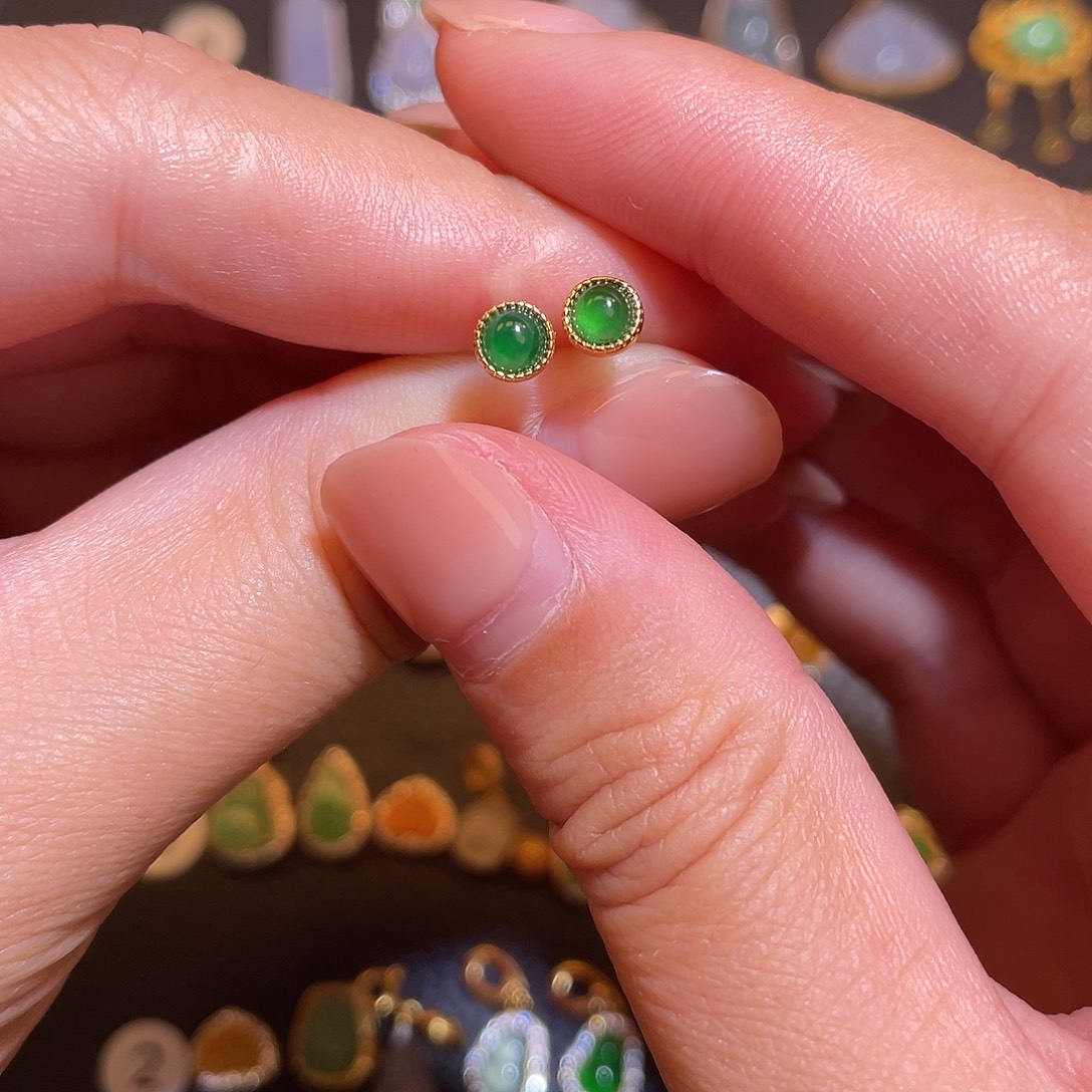 翡翠银S925镶嵌颈饰