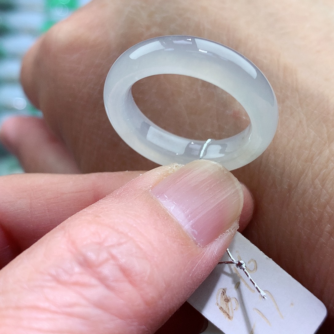 未镶嵌戒指翡翠16-17号