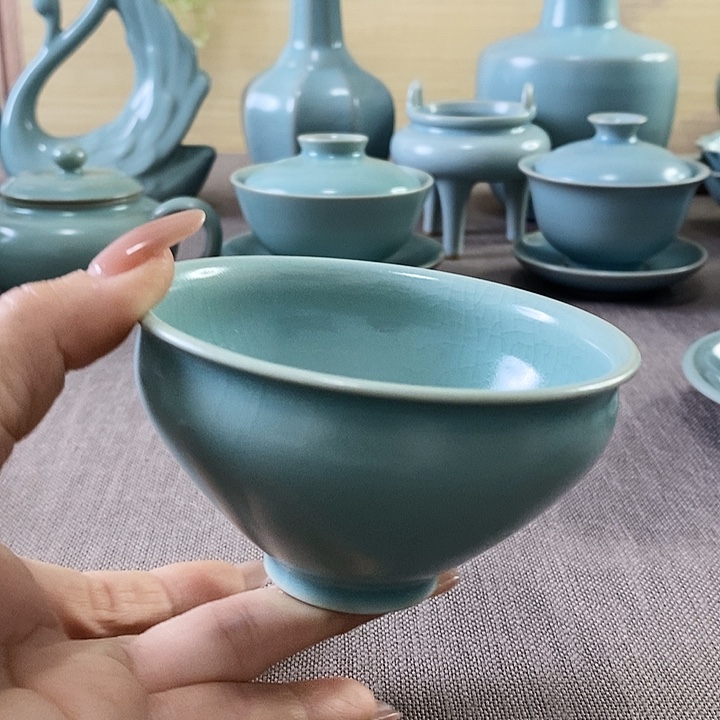 瓷片鸡心杯一一一一一一一