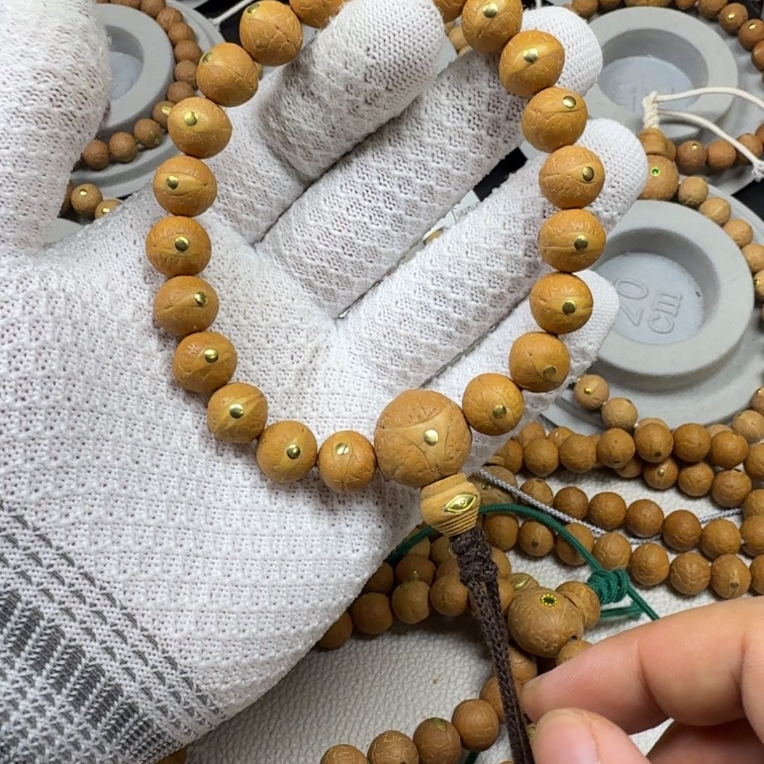 吊坠凤眼菩提11.5mm凤眼手串铜钉