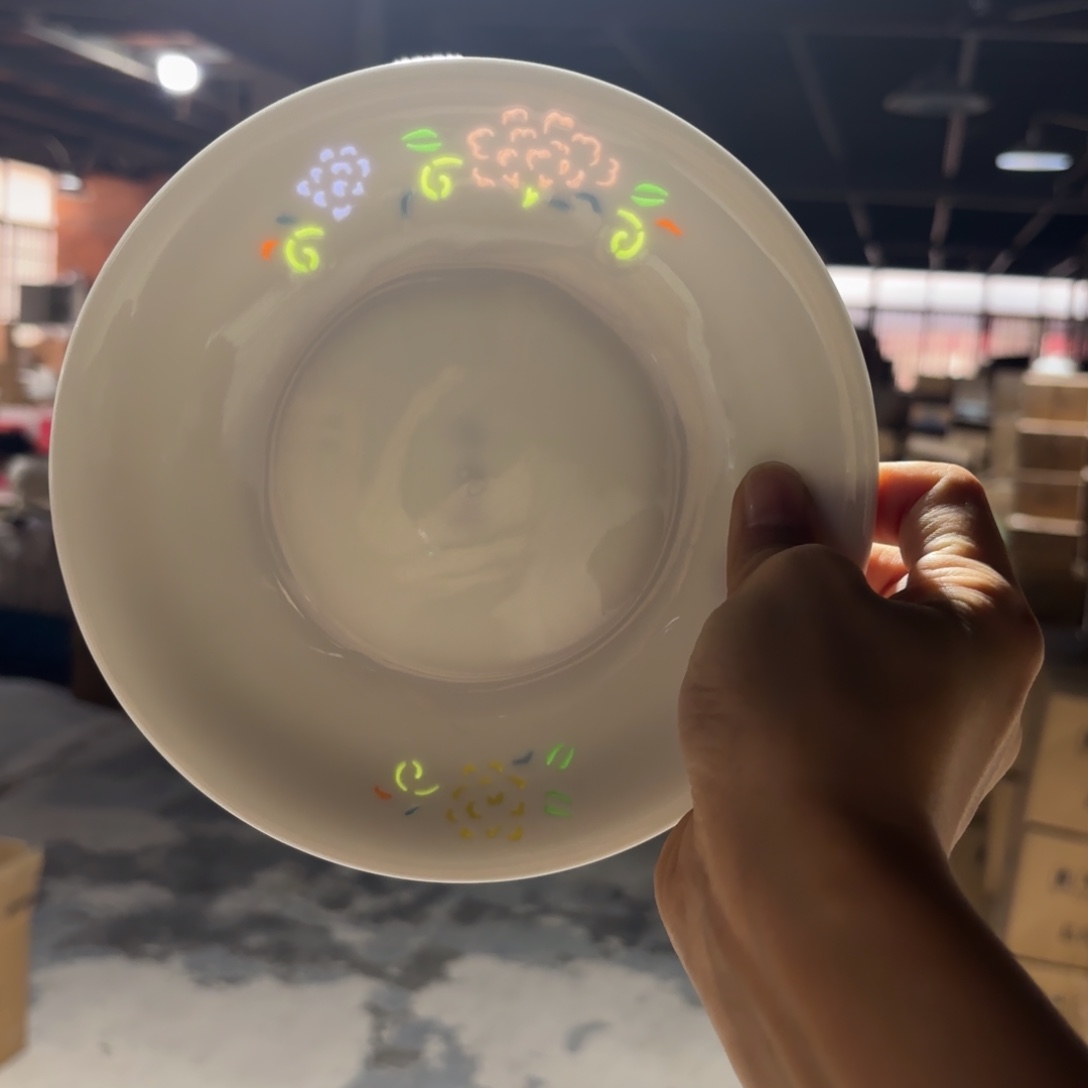 玉瓷景德镇陶瓷两只微瑕