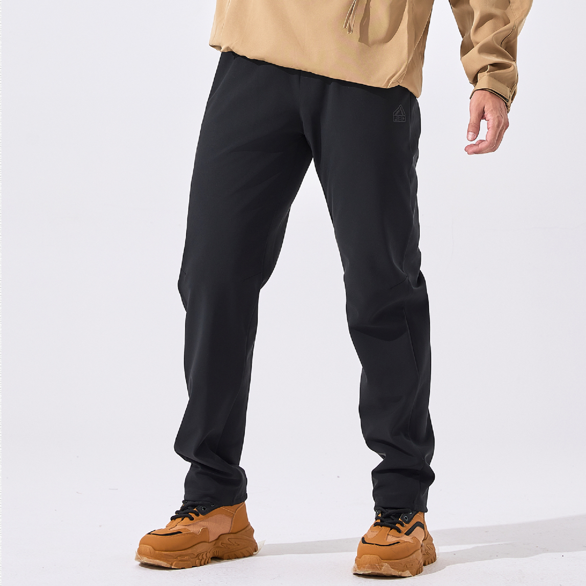 秋冬白鸭绒防风防水保暖男士休闲裤