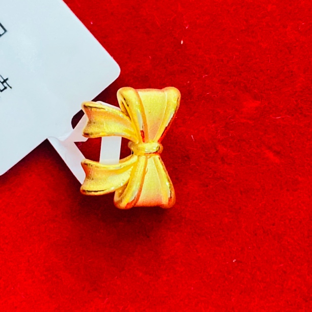 【夏夏专享】足金999饰品 蝴蝶结 GP 0.99