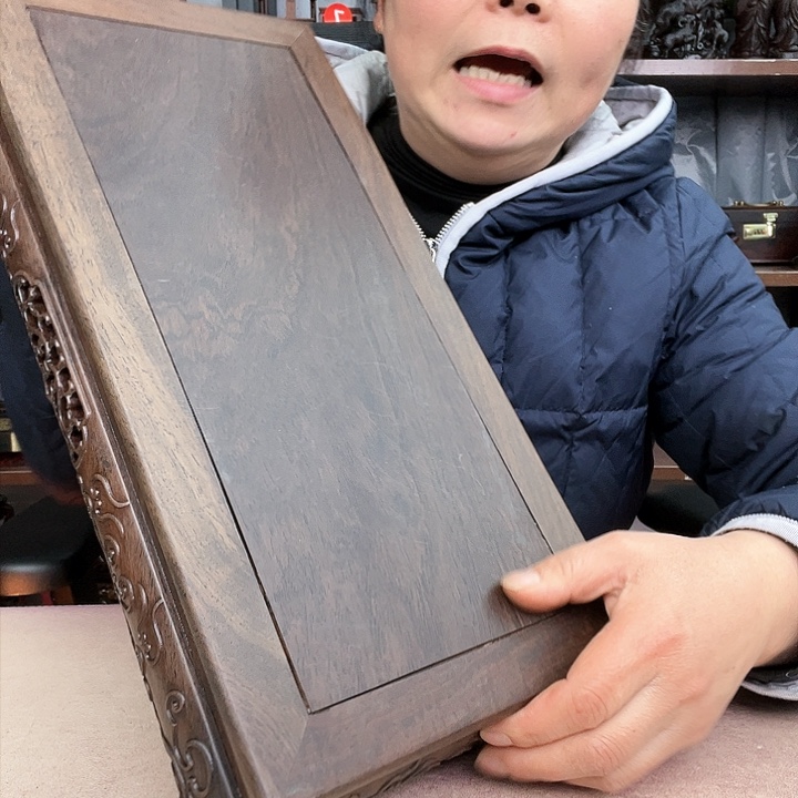 乌木类端景台小李红木2981