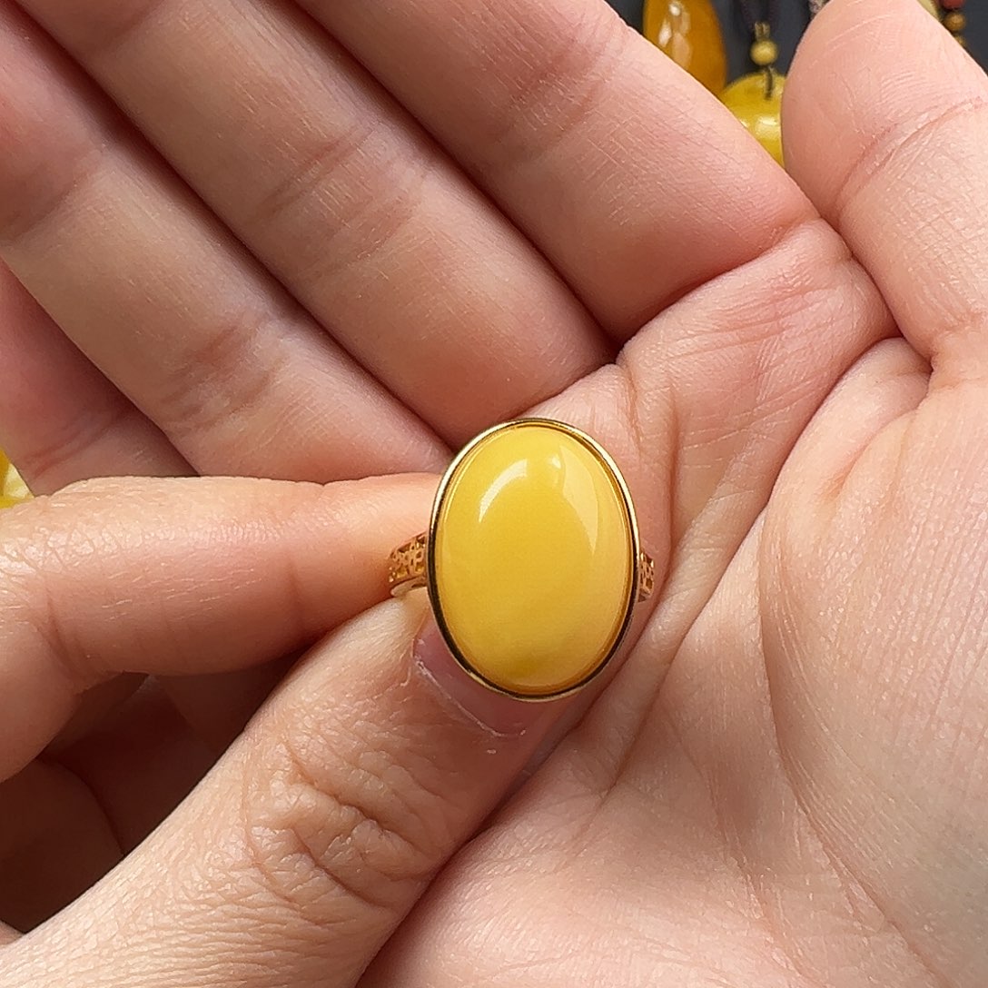 蜜蜡颈饰未镶嵌蜜蜡