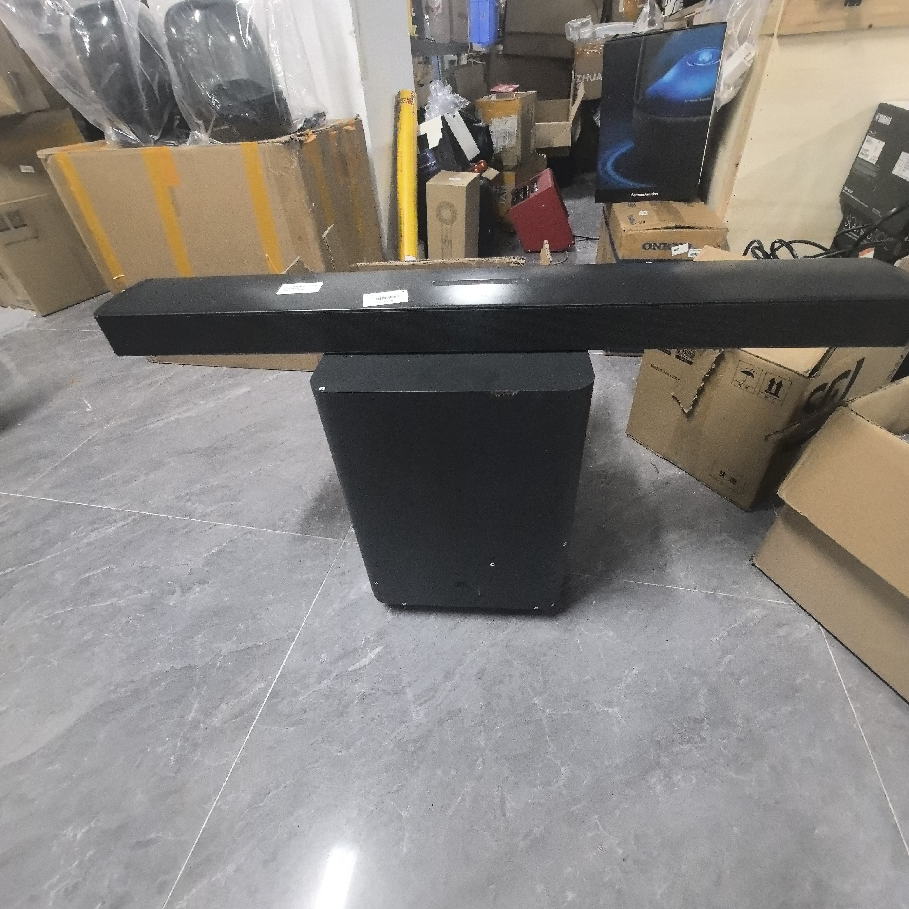 9新 JBL JBL Bar 9.1回音壁低音炮一套黑色裸机