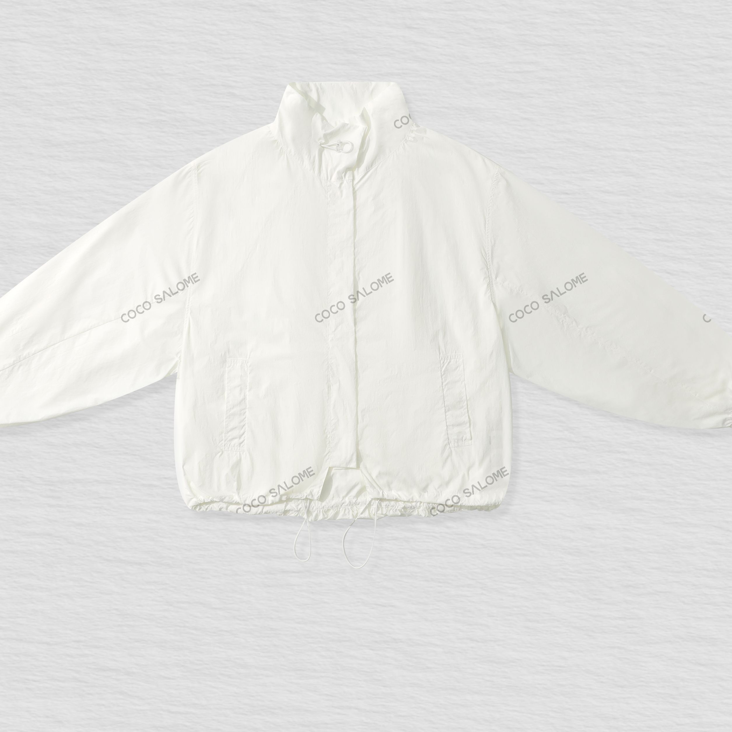 安安推荐【冰皮防晒】50+防晒显瘦休闲宽松百搭外套BW25C51491-WT