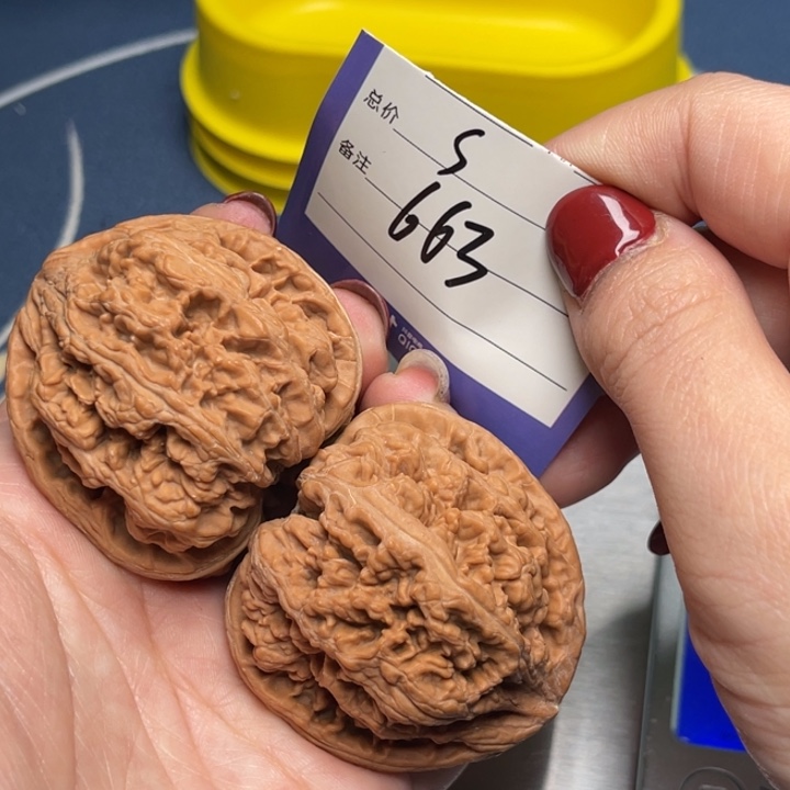 文玩核桃把件粗筋46