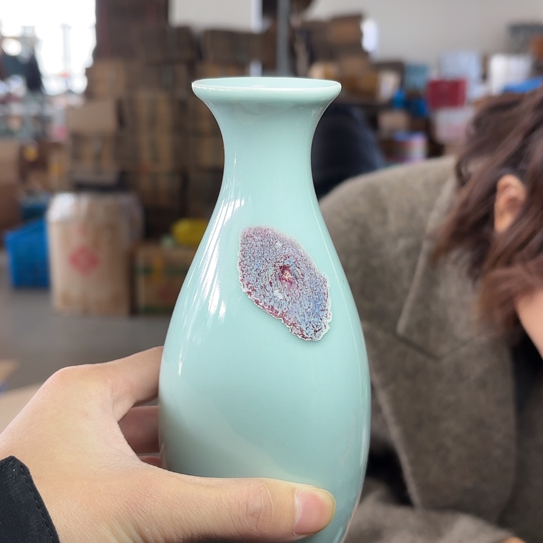 龙泉云间青瓷小米茶器