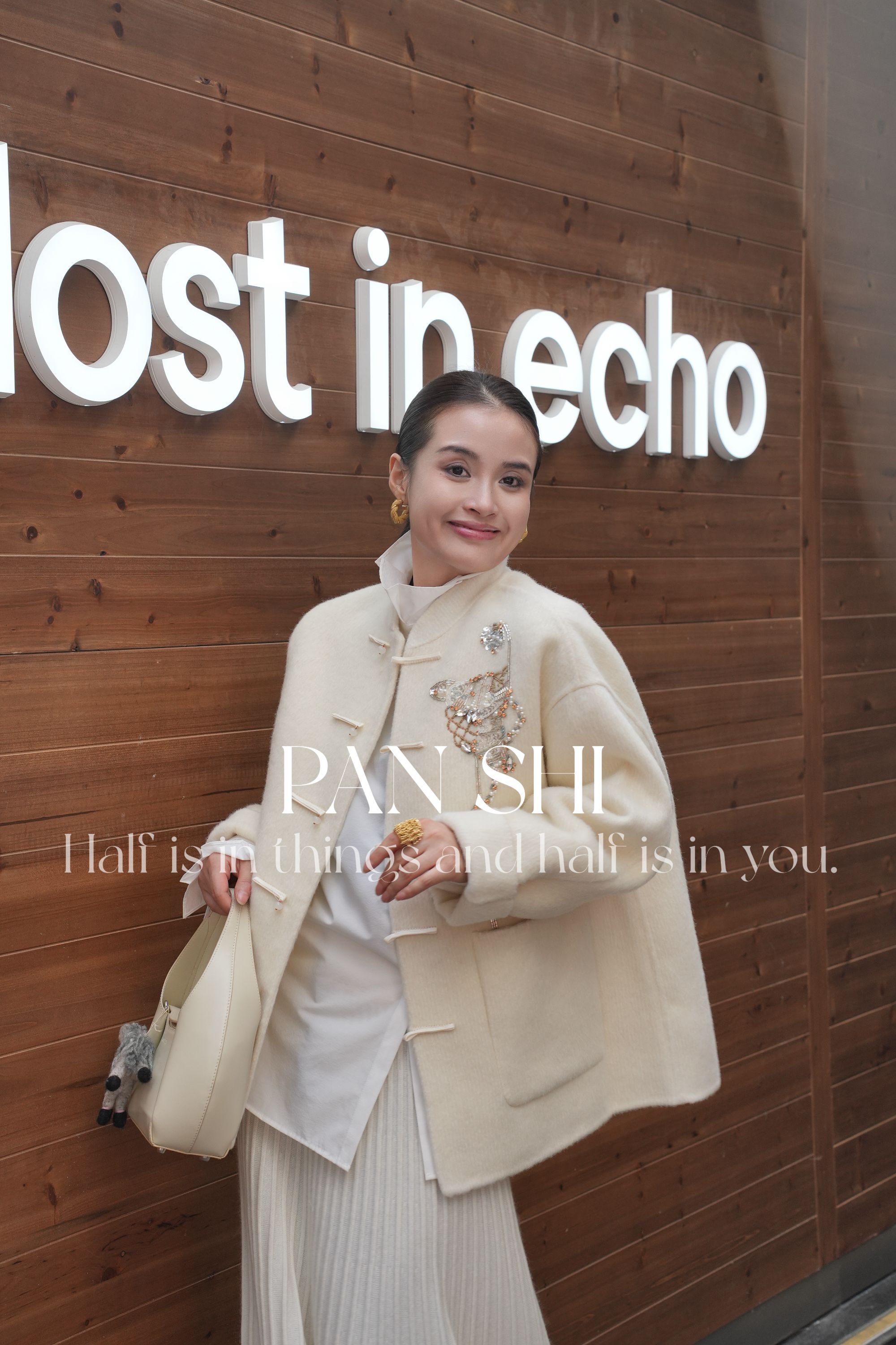 PANSHI原创设计高级感新中式重工刺绣绝美双面呢外套羊毛大衣秋冬