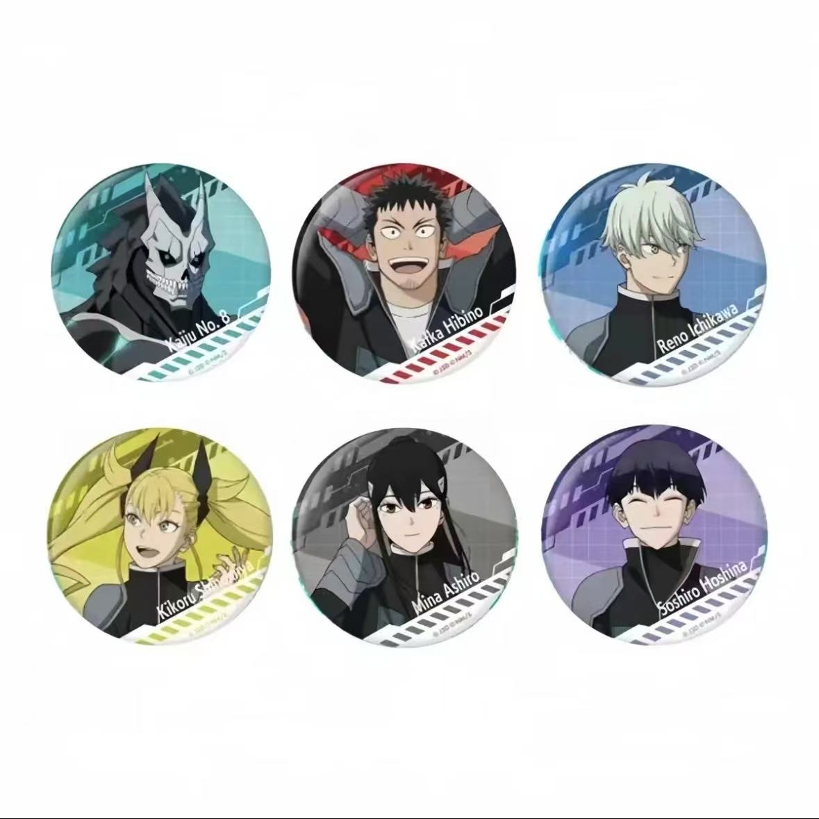 【怪兽8号立川市吧唧第二弹】全6种 潮玩盲盒(拆盒代拆)