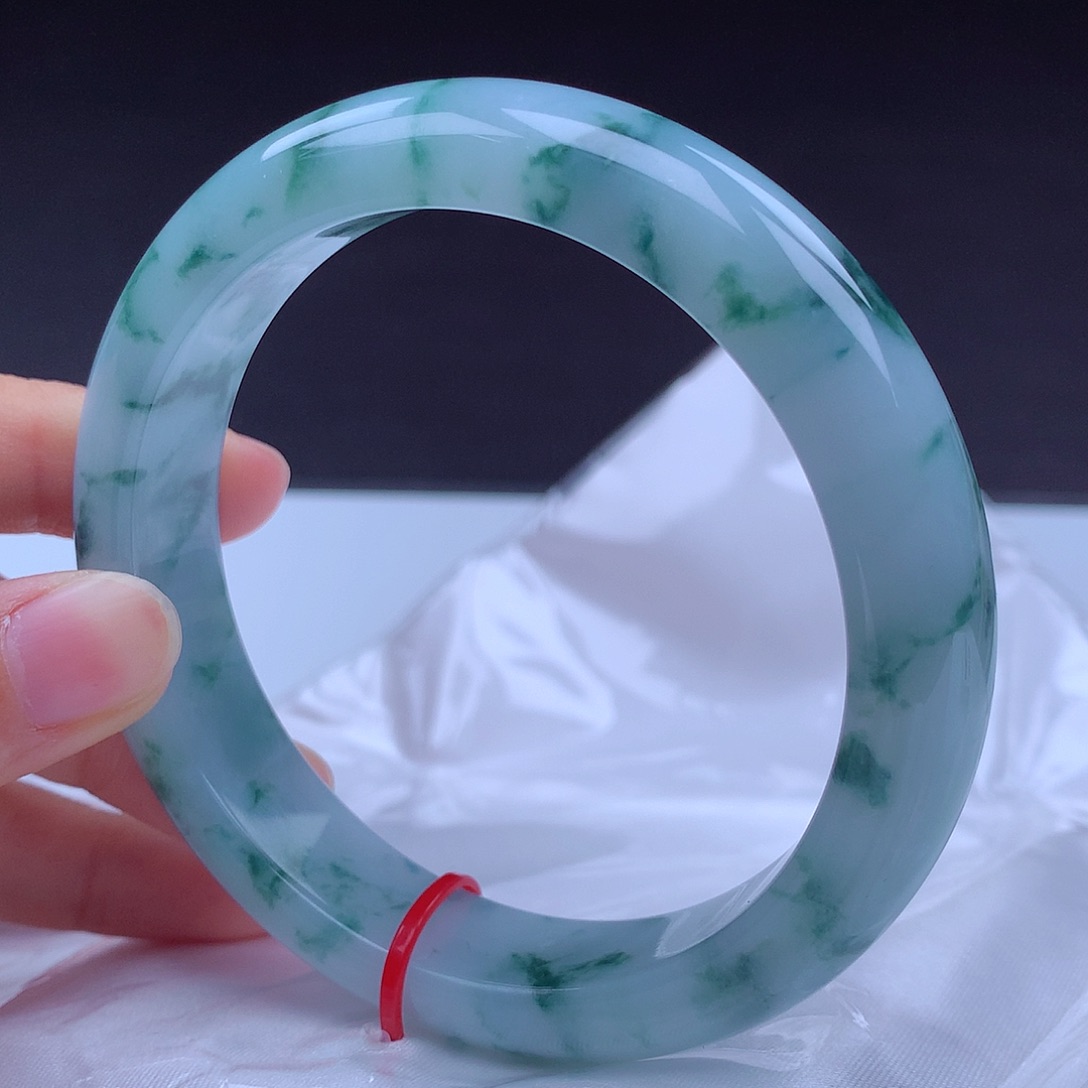 未镶嵌手镯翡翠60.8圈001708