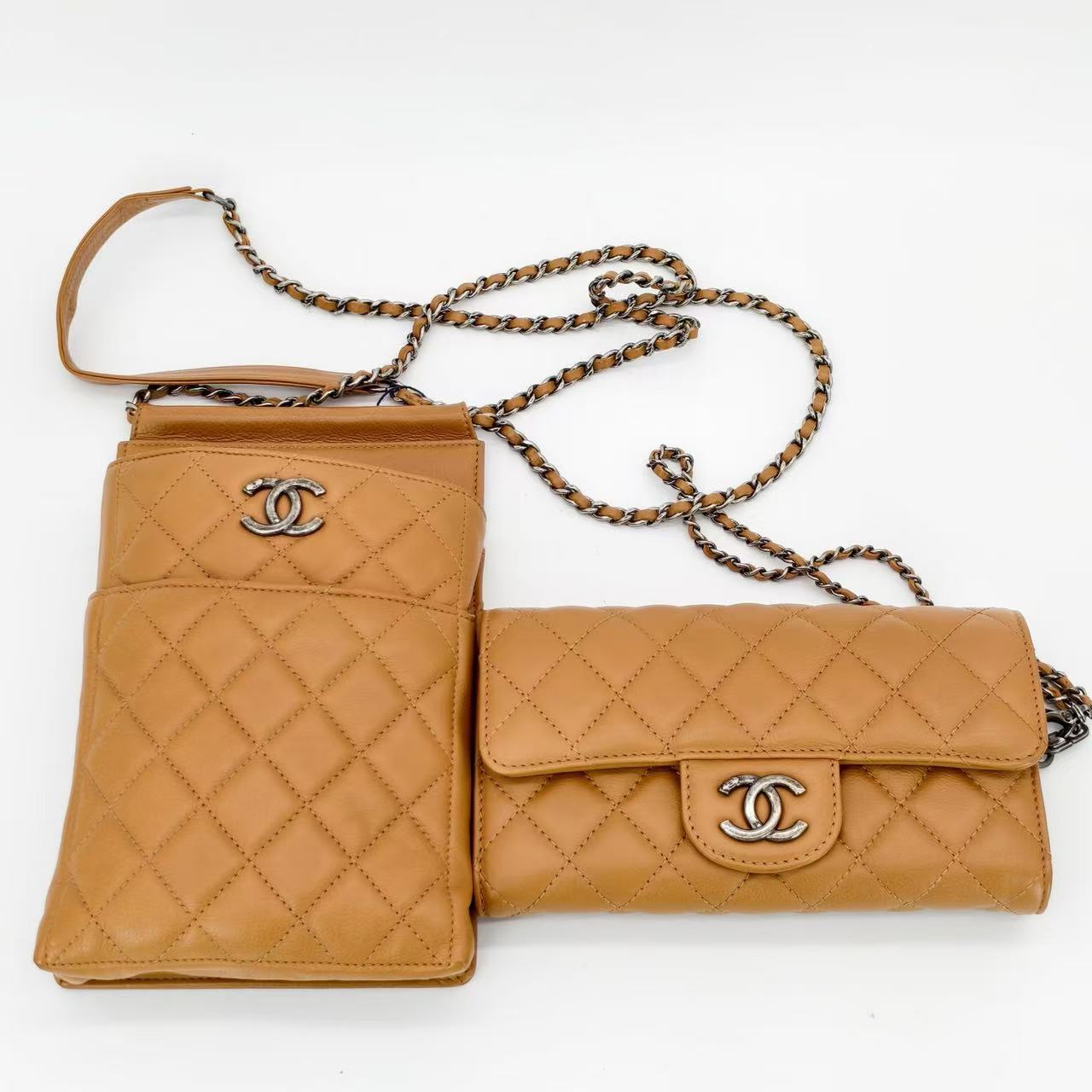 95新 Chanel/香奈儿 香奈儿二合一链条斜挎包