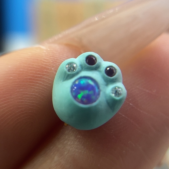 绿松石未镶嵌珠宝奇石