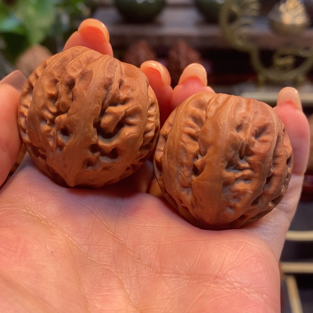 文玩核桃吊坠笑*圈玲珑绣球38